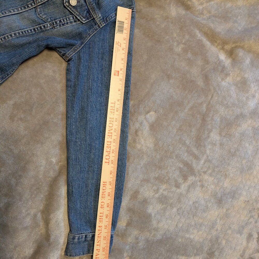 Gap Stretch Denim Medium Blue Wash Jeans Jacket - Picture 9 of 11